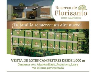 Conjunto de lotes campestres en El Sabanal, Reserva de Florisanto