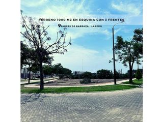 Foto 4 de VENTA DE EXCLUSIVO TERRENO 1000M2 EN SAUCES DE BARRAZA