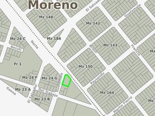 Terreno en venta - 977 mts2 - Moreno