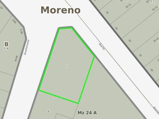 Terreno en venta - 977 mts2 - Moreno