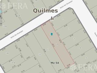 Venta terreno en Quilmes (30577)
