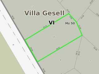 Terreno en venta - 902Mts2 - Villa Gesell