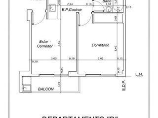 Venta de departamento 2 ambientes en  Avellaneda (21670)