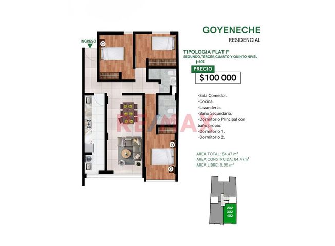 Departamento en Venta en Miraflores - Ansicht 5