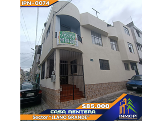 INMOPI Vende Casa Rentera, LLANO GRANDE, IPN – 0074