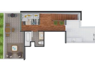 LARCOMAR - DUPLEX - 2 dormitorio, 108 m2, AMOBLADO Y EQUIPADO US$ 1,350