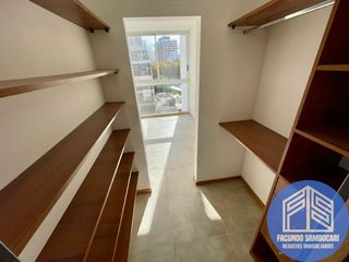 Dpto semipiso 2 ambientes a estrenar con balcon al frente en piso alto en venta en Caballito