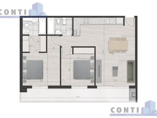 Venta departamentos en pozo 3 ambientes Integrados en Aconcagua 130,  Primer Piso, Condominio Altos de Maschwitz, con pileta