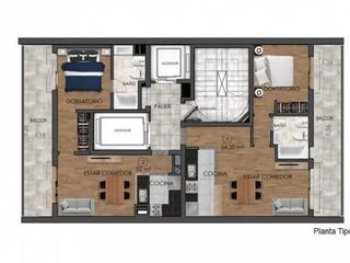 Foto 5 de Se vende departamento 2 dormitorios desde USD118.000 en centro