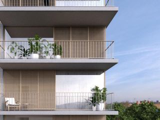 Departamento  Monoambiente con  balcon piso 3  Frente - Nuñez