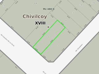 Terreno en venta - 480mts2 - Chivilcoy