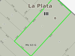 Terreno en venta - 1380mts2 - San Carlos, La Plata