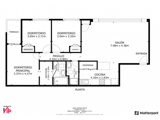 DEPARTAMENTO EN VENTA TORRES MEDITERRANEO CUENCA