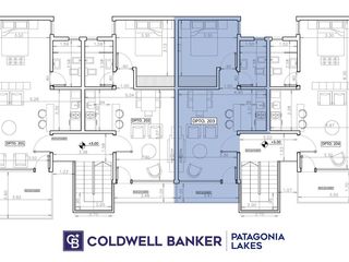 VENTA Departamento 2 ambientes de 41m2   terraza UF 203 céntrico, El Mercado, Villa la Angostura