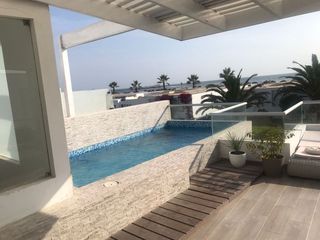 MODERNA CASA DE PLAYA EN VENTA EN GRAMAS KM69 CON VISTA AL MAR