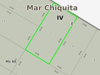 Terreno en venta - 405mts2 - Santa Clara Del Mar