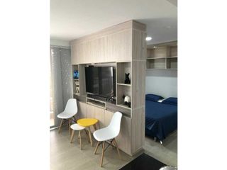 Foto 2 de VENTA APARTAESTUDIO NUEVO AMOBLADO EN LA FLORA