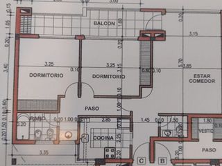 Departamento de dos  dormitorios centro Cipolletti