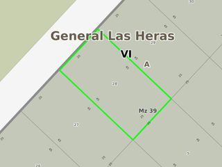 Terreno en venta - 1.125Mts2 - General Las Heras