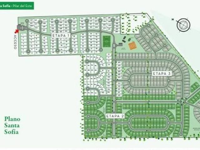 Oportunidad! Espectacular lote interno en Barrio Santa Sofía, Pilar del Este.
