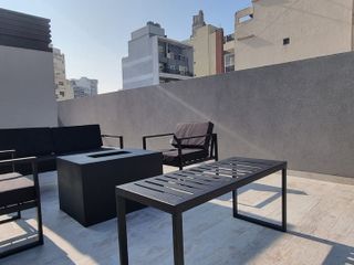 Monoambiente divisible con balcón, parrilla propia y terraza con amenities a estrenar, en venta Parque Centenario