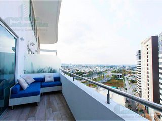 Foto 2 de DEPARTAMENTO AMOBLADO DE LUJO EN VENTA PUERTO SANTA ANA INCLUYE 2 PARQUEOS
