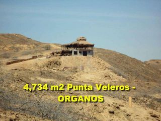 Vendo Terreno de 4,374 m2 en Punta Veleros en Organos Piura