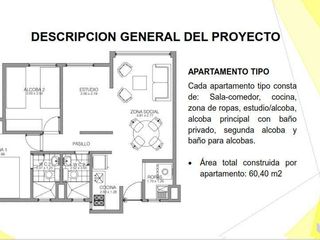 Foto 7 de Santa Catalina Vende proyecto sobre planos de apartamentos tipo VIS.