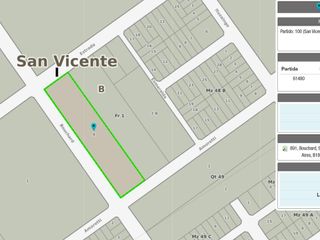 Venta terreno ideal proyecto loteo en San Vicente