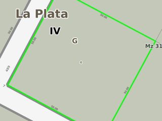 Terreno en venta - 2500mts2 - Manuel B. Gonnet, La Plata