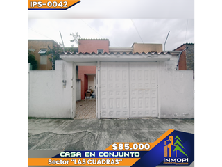 INMOPI Vende Casa en Conjunto, LAS CUADRAS, IPS – 0042