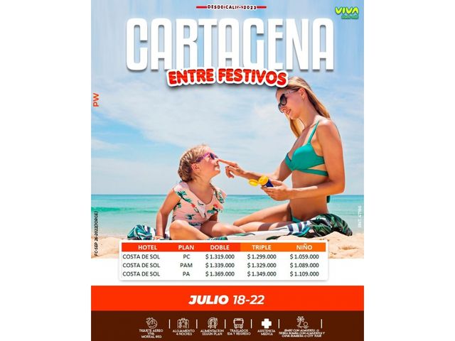 viajes santa marta cartagena  san andres  cancun