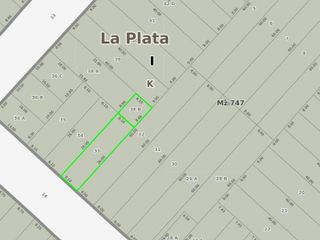 Terreno en venta - 280 mts2 - La Plata