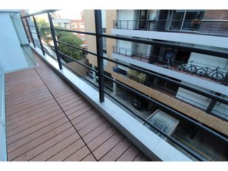 Apto La Calleja: 54m2, balcón, 1H, 1.5B y 2P