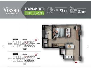 Foto 4 de Venta aparta-estudio Proyecto Vissani Bogota  sector Salitre
