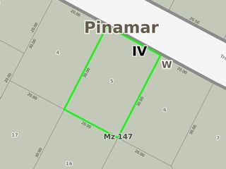 Terreno en venta - 600mts2 - Pinamar