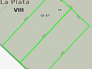 Terrenos en venta - 2.242mts2 - La Plata