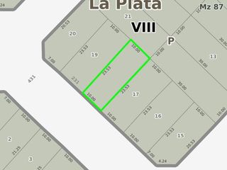 Terreno en venta - 235Mts2 - Arturo Seguí, La Plata