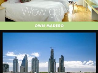 Venta Habitaciones OWN Hotel con renta en dolares - Puerto Madero