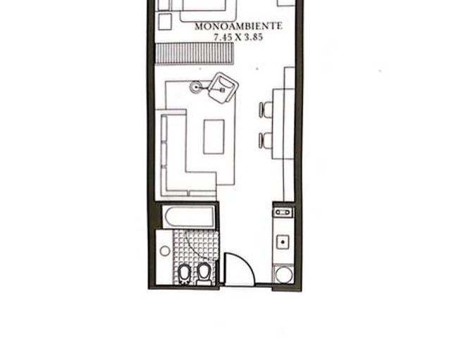 Excelente studio de 86 mts Venta con dos cochera en Quartier Basavilbaso - Retiro.