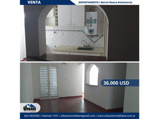 Foto 2 de DEPARTAMENTO EN VENTA - BARRIO NUEVA RESISTENCIA.