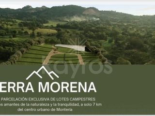 Sierra Morena, Lotes Campestres a orilla de carretera en la vía Montería - Planeta Rica con facilidad de pago.