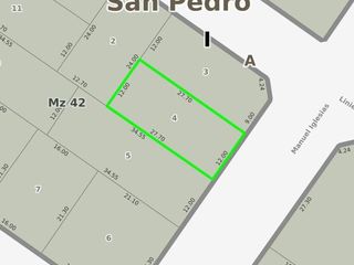 Terreno en venta - 332Mts2 - San Pedro