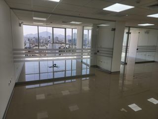 Oficina en alquiler ( con divisiones de vidrio ) - En Javier Prado Este - 125m2