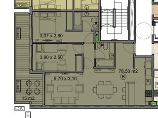 Foto 11 de Departamento 3 ambientes con Balcón en Venta - Emprendimiento - Villa Urquiza