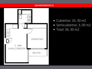Departamento 2 ambientes - Villa Ortuzar
