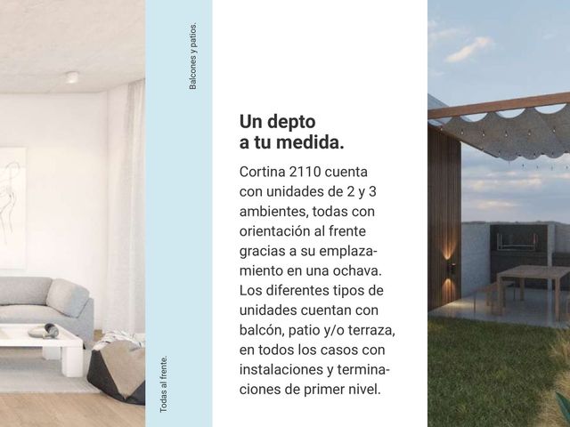 VENTA 2 AMBIENTES CON BALCON -DE POZO - VILLA REAL