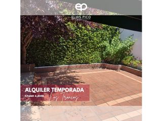 Foto 10 de ALQUILER TEMPORADA Chalet 4 AMB - zona Los Troncos MDP