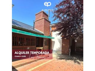 Foto 9 de ALQUILER TEMPORADA Chalet 4 AMB - zona Los Troncos MDP