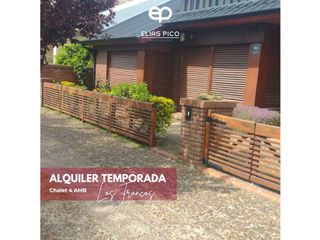 Foto 2 de ALQUILER TEMPORADA Chalet 4 AMB - zona Los Troncos MDP